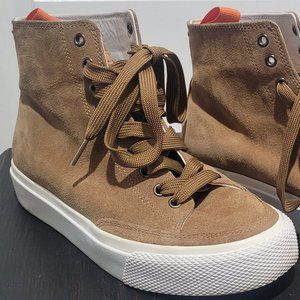 Rag & Bone New York RB High Top Suede Sneakers